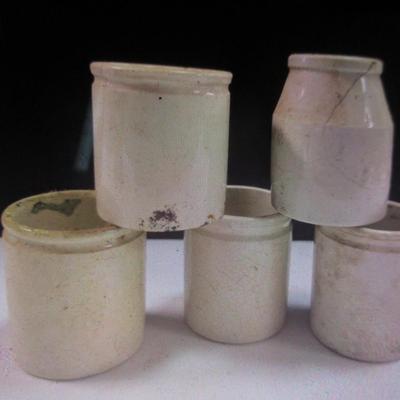 Vintage Stoneware Small Crocks