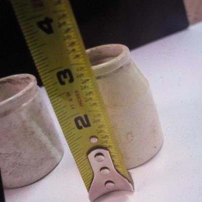 Vintage Stoneware Small Crocks