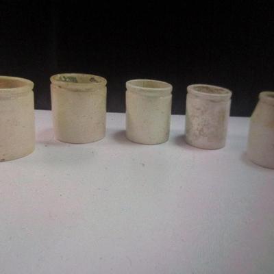 Vintage Stoneware Small Crocks