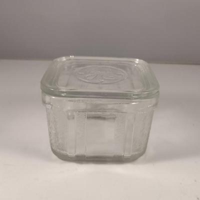 Vintage GE Square Refrigerator Dish with Lid