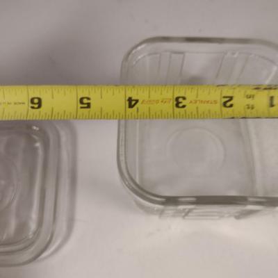Vintage GE Square Refrigerator Dish with Lid