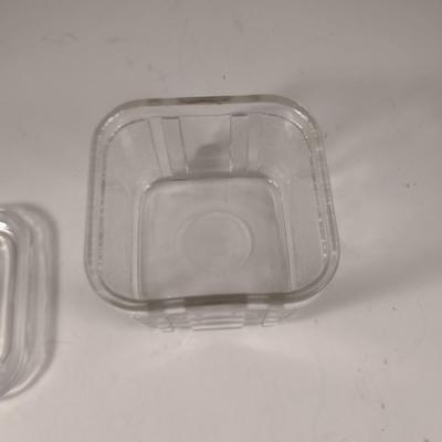 Vintage GE Square Refrigerator Dish with Lid