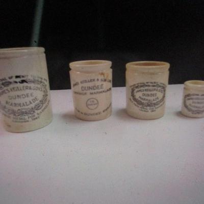 James Keiller & Son's Dundee Marmalade Frank Cooper Serville Marmalade Empty Jars #25