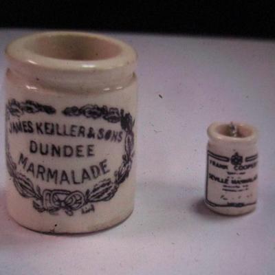 James Keiller & Son's Dundee Marmalade Frank Cooper Serville Marmalade Empty Jars #25