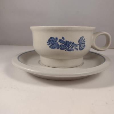 Pfaltzgraff Yorktowne Cups and Saucers- 8 Sets