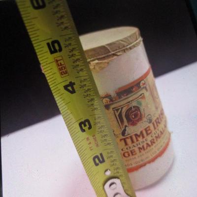 Old Time Irish Coarse Cut Orange Marmalade Jar With Lid #8