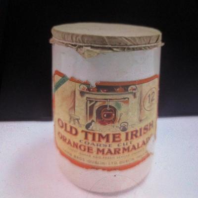 Old Time Irish Coarse Cut Orange Marmalade Jar With Lid #8