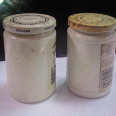 James Keiller & Son's Dundee Ginger Preserves & Orange Marmalade Jars With Lids #9