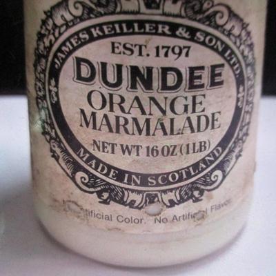 James Keiller & Son's Dundee Ginger Preserves & Orange Marmalade Jars With Lids #9
