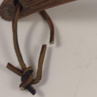 Pottery and Wood Ladle- Signed by Maker
