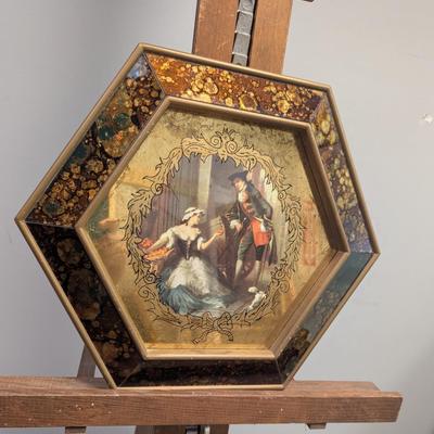 Vintage Florentine Florenza Italy Framed Wall Decor