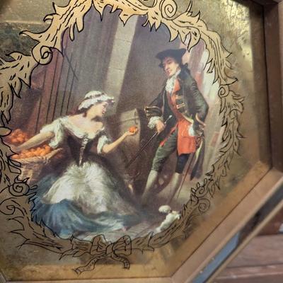 Vintage Florentine Florenza Italy Framed Wall Decor
