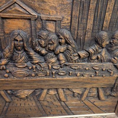Mid-Century 'The Last Supper' in Relief Wall Art