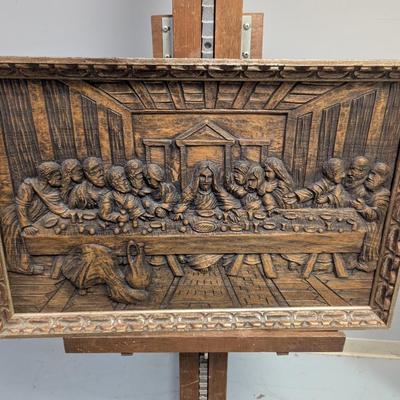 Mid-Century 'The Last Supper' in Relief Wall Art
