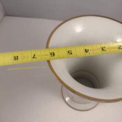 Royal Crown Porcelain Trumpet Vase- Approx 7" Tall