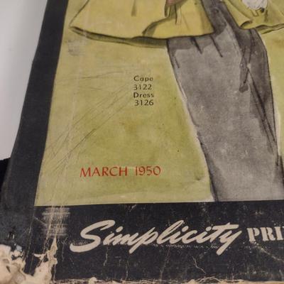Vintage Simplicity Sewing Pattern Catalog- March 1950