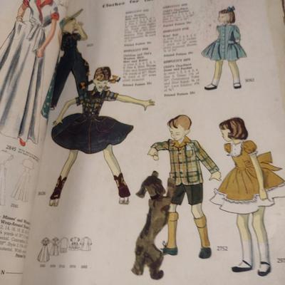 Vintage Simplicity Sewing Pattern Catalog- March 1950