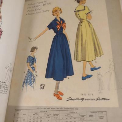 Vintage Simplicity Sewing Pattern Catalog- March 1950