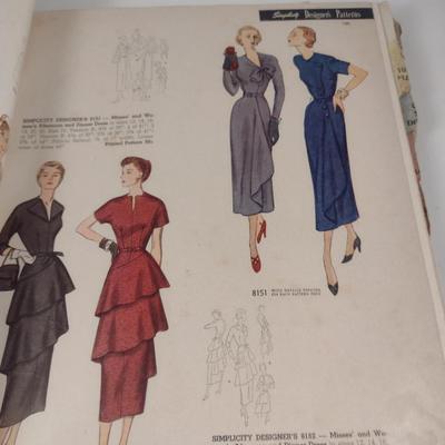 Vintage Simplicity Sewing Pattern Catalog- March 1950