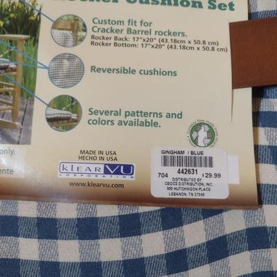 New Rocking Chair Cushions- Three Sets
