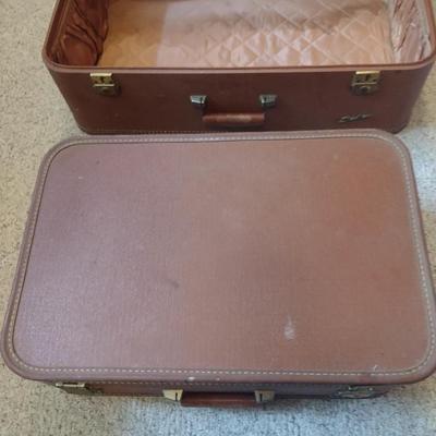 Collection of Vintage Suitcases and Hatcase- Good for Display