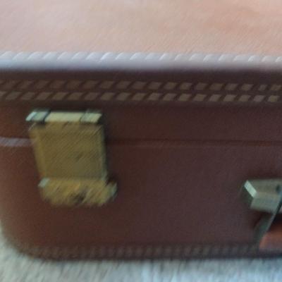 Collection of Vintage Suitcases and Hatcase- Good for Display