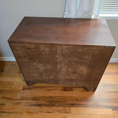 Sheffield end table with storage underneath