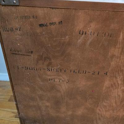 Sheffield end table with storage underneath