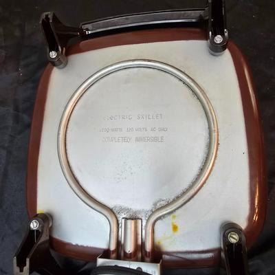 West Bend Electric skillet with lid and an Aroma Rice cooker & food steamer