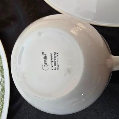 Corelle Spring Blossom dinnerware replacement pieces - plates and cups