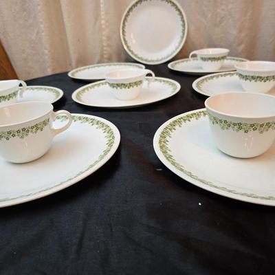 Corelle Spring Blossom dinnerware replacement pieces - plates and cups