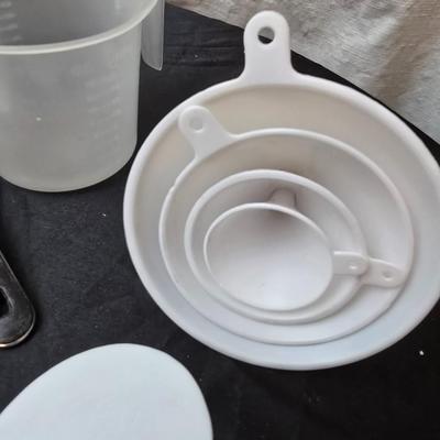 Baking utensils - Spatulas - measuring cups - measuring spoons and so much more!
