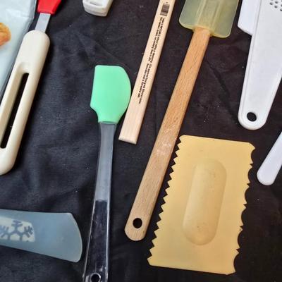 Baking utensils - Spatulas - measuring cups - measuring spoons and so much more!