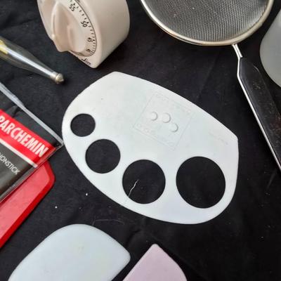 Baking utensils - Spatulas - measuring cups - measuring spoons and so much more!