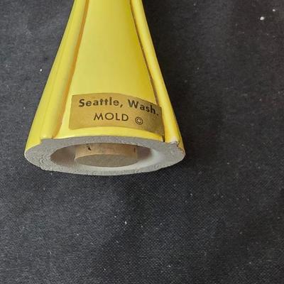 Vintage ceramic Double bud vase and a set of vintage space needle - Seattle Washington Mold salt & pepper shakers