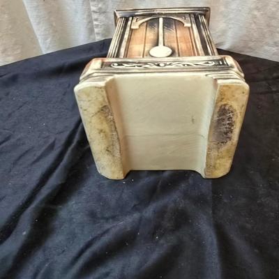 Vintage Cookie Jar Grandfather Clock by McCoy Pottery Mid Century Retro Modern
