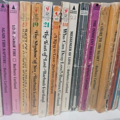 Paperback Barbara Cartland collectible books
