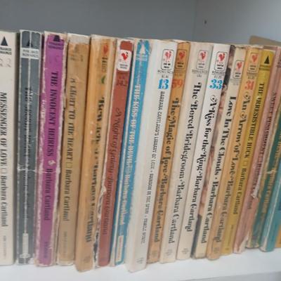 Paperback Barbara Cartland collectible books