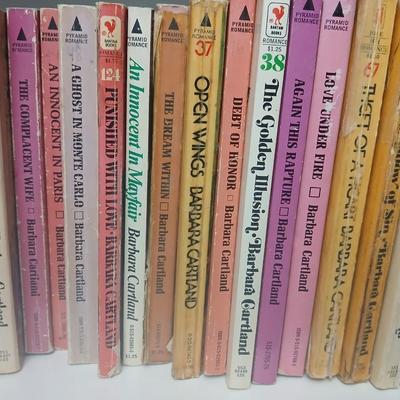 Paperback Barbara Cartland collectible books