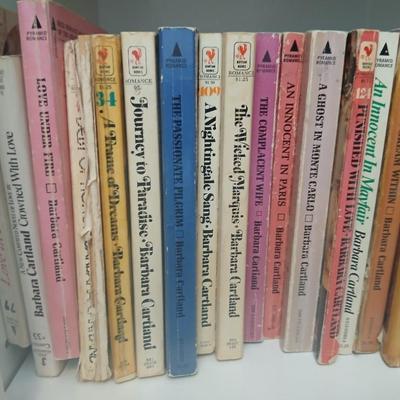 Paperback Barbara Cartland collectible books