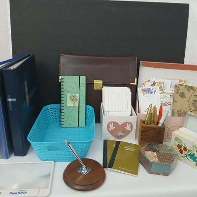 Office organization and Office supplies - notepads - baskets - notebooks - and more
