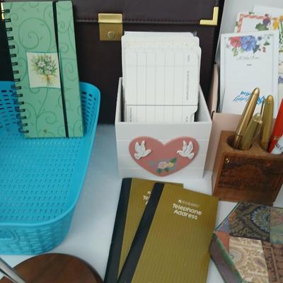 Office organization and Office supplies - notepads - baskets - notebooks - and more