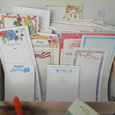 Office organization and Office supplies - notepads - baskets - notebooks - and more