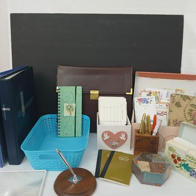 Office organization and Office supplies - notepads - baskets - notebooks - and more