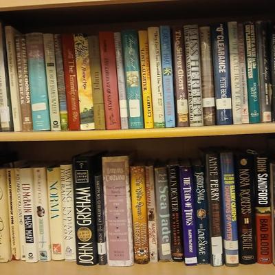 Assortment of hardback books - Robert James Waller - John Sandford - Anne Perry - Colin Dexter and more