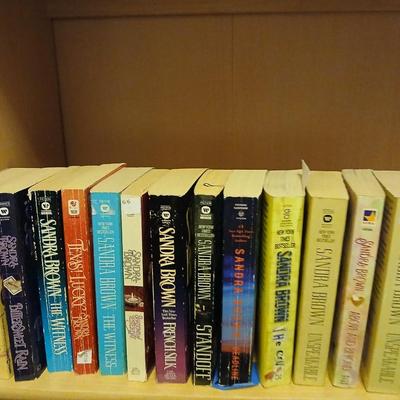 Sandra Brown paperback book collection