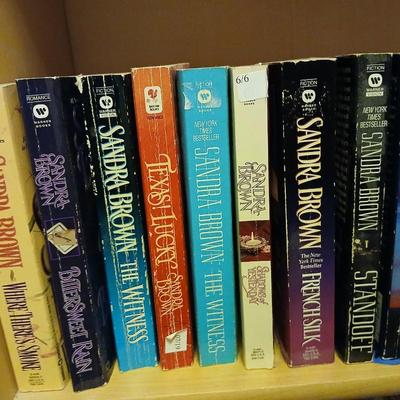 Sandra Brown paperback book collection