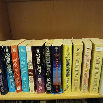 Sandra Brown paperback book collection