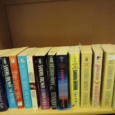 Sandra Brown paperback book collection