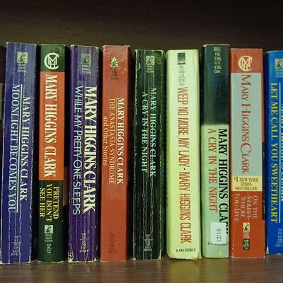Paperback books all by Mary Higgins Clark